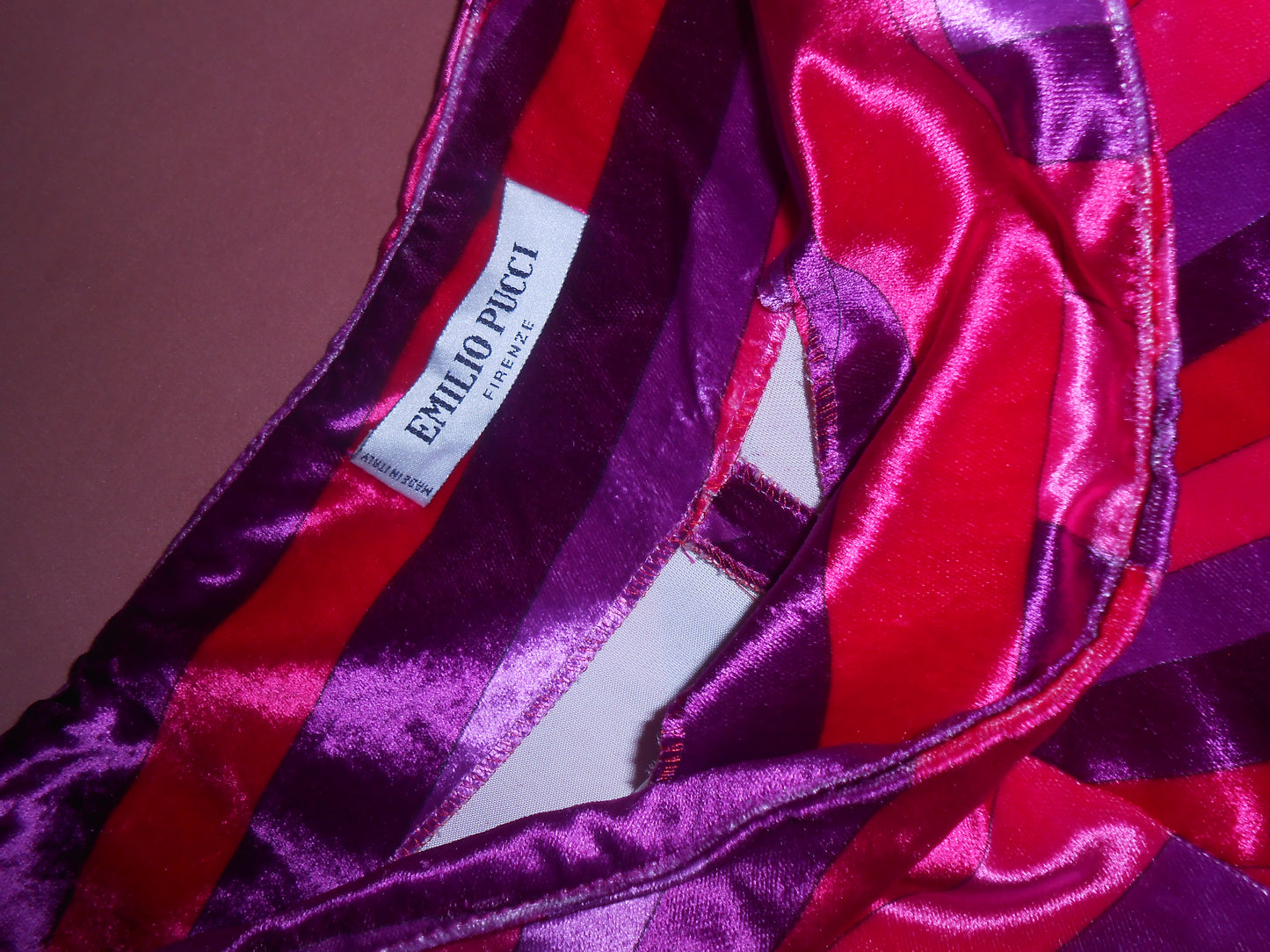 PUCCI EARLY 2000S VELVET PRINTED TROUSERS