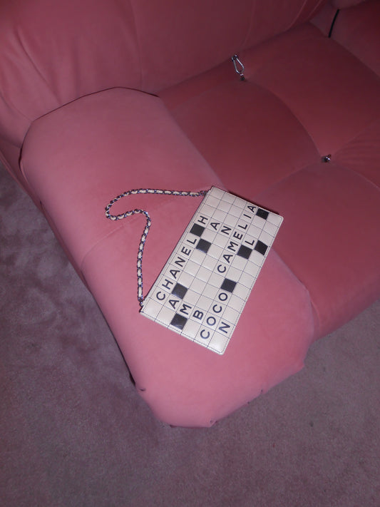 CHANEL 2004 CROSS WORD POUCHETTE