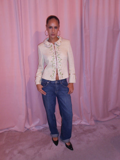 ESCADA	1990S TAILORED JACKET WITH BEADING