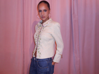 ESCADA	1990S TAILORED JACKET WITH BEADING