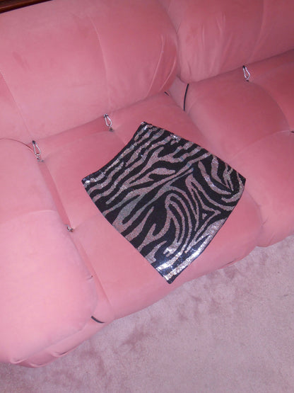 CELINE BY MICHAEL KORS	FW 2003 SEQUIN ZEBRA SKIRT