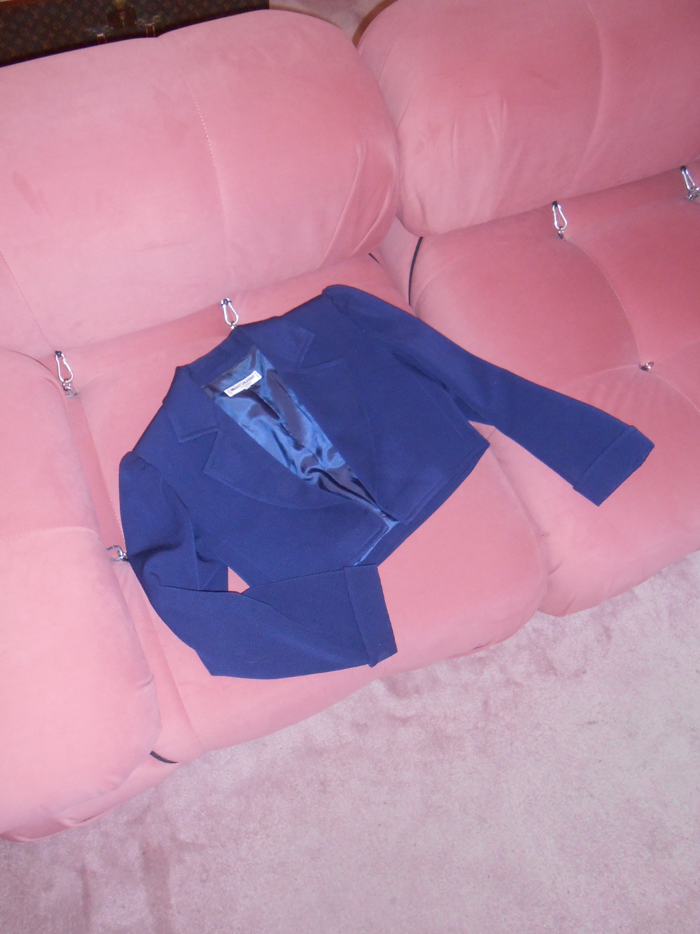 YVES SAINT LAURENT SS 1983 RIBBED WOOL JACKET