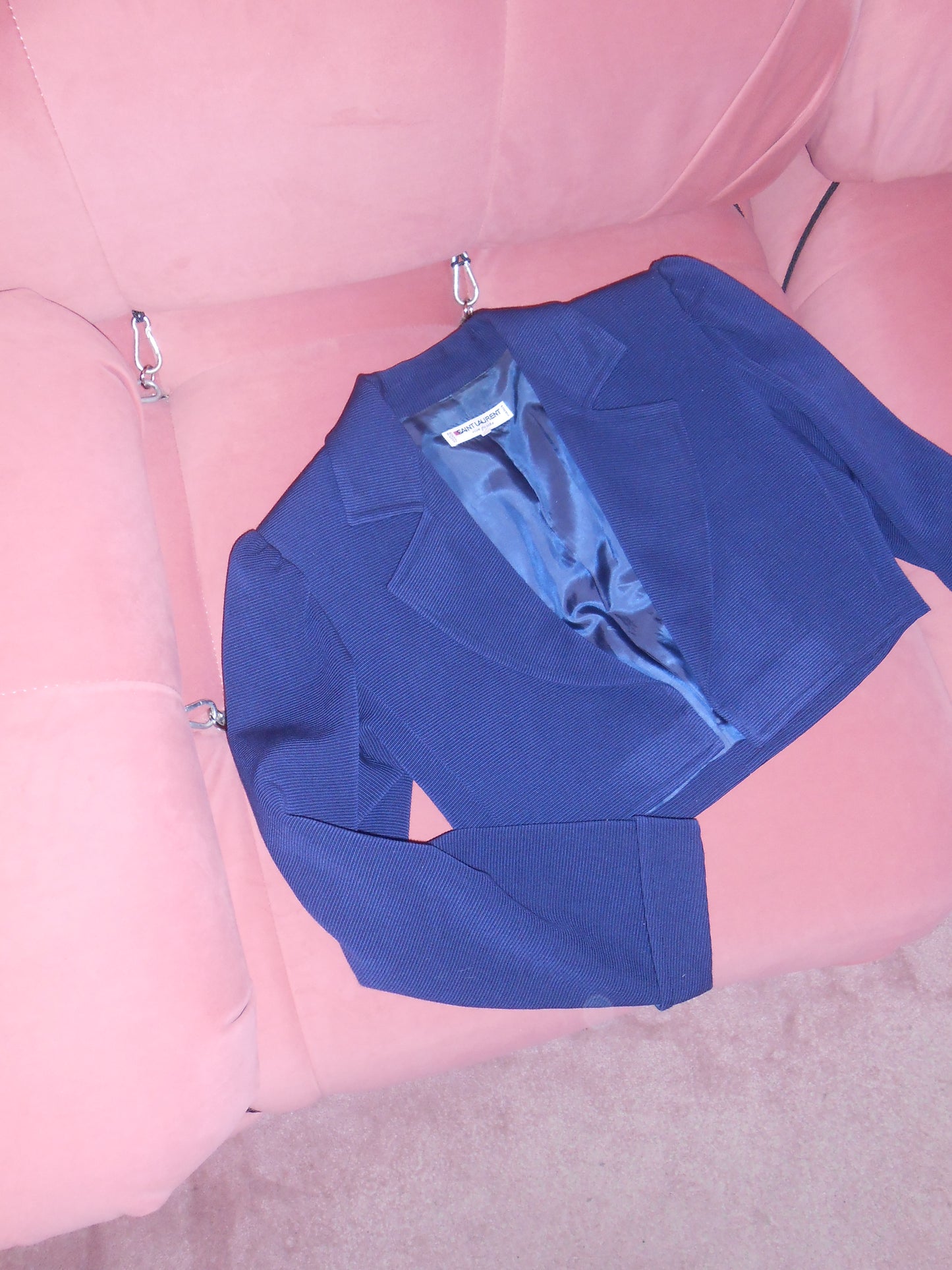 YVES SAINT LAURENT SS 1983 RIBBED WOOL JACKET
