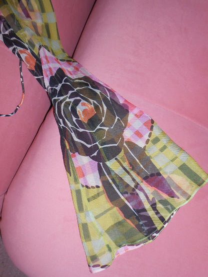 DIOR BY JOHN GALLIANO FW 2002 PRINTED WRAP TOP