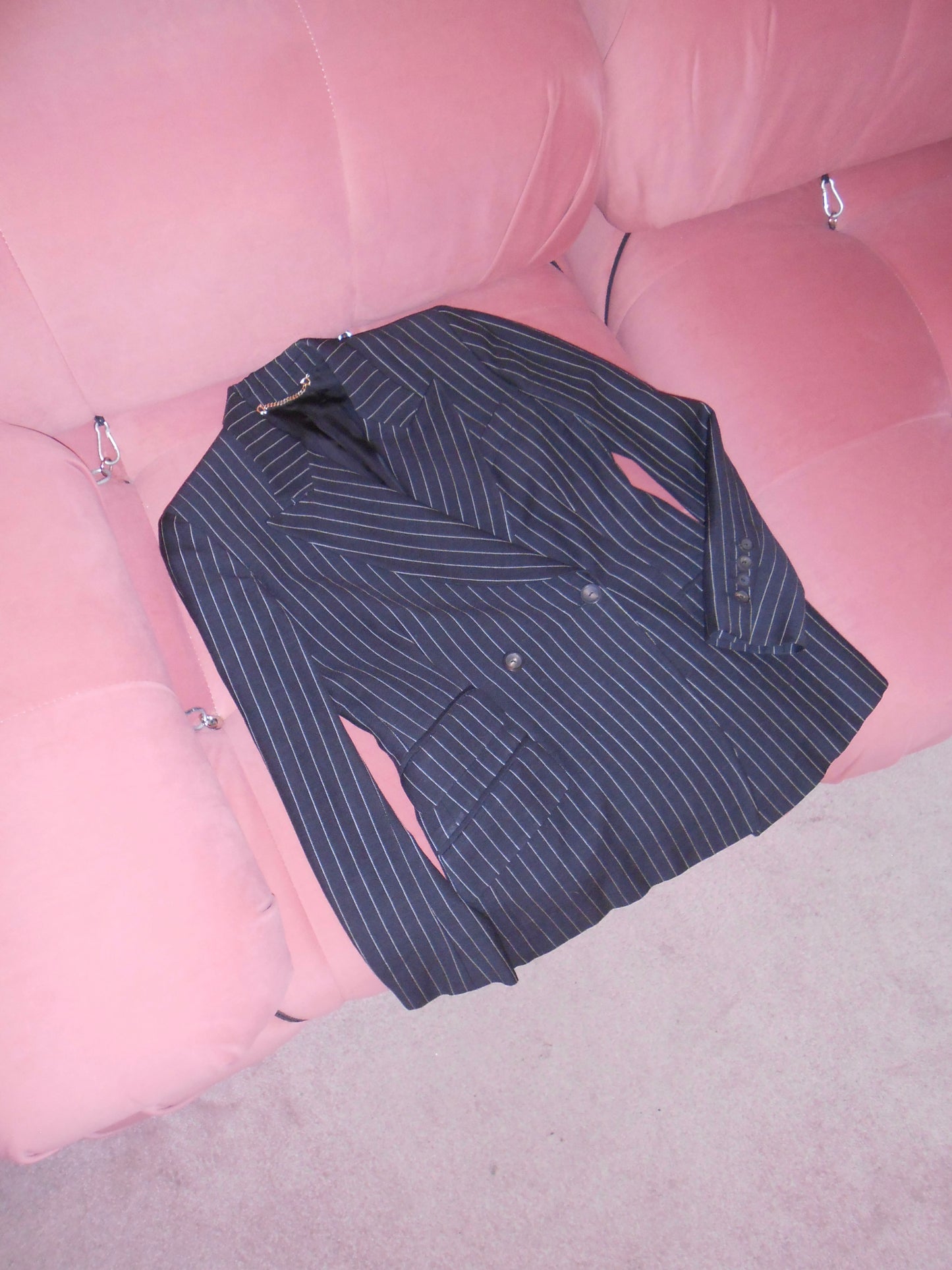 GUCCI BY TOM FORD	FW 1996	PINSTRIPE WOOL SUIT