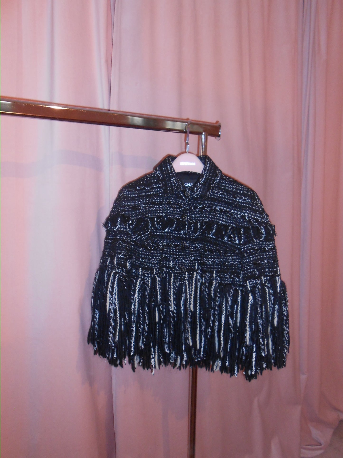 CHANEL BY KARL LAGERFELD FW 2010 TWEED WOOL FRINGE JACKET