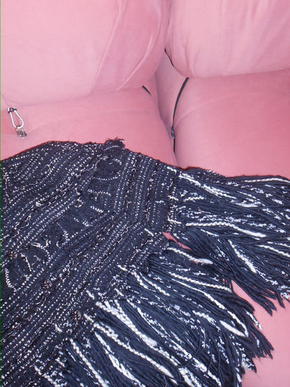 CHANEL BY KARL LAGERFELD FW 2010 TWEED WOOL FRINGE JACKET