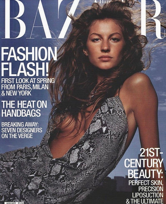 GUCCI BY TOM FORD SS 2000 RUNWAY SNAKE PRINT DRESS