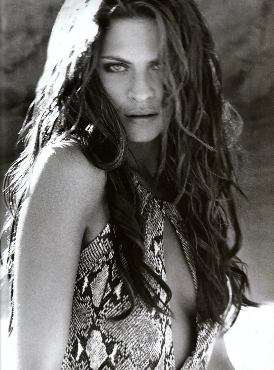 GUCCI BY TOM FORD	SS 2000	SNAKE PRINT DRESS
