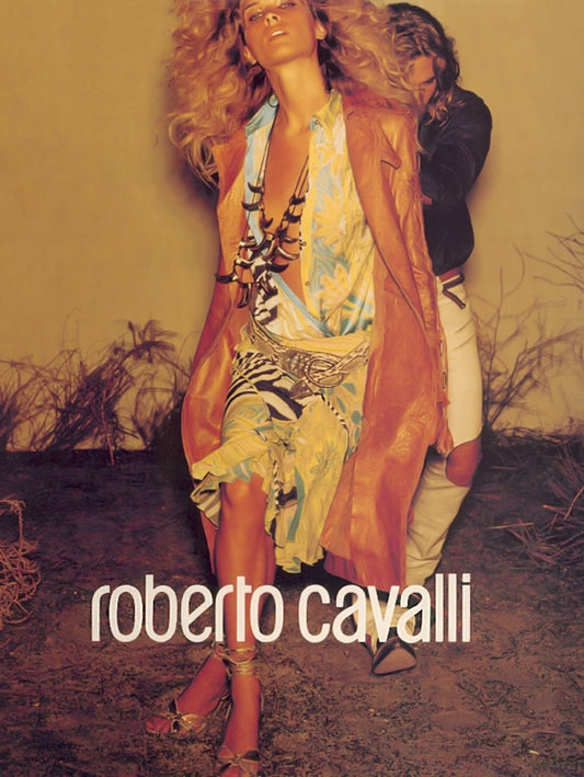 ROBERTO CAVALLI SS 2004 CAMPAIGN SKIRT & TOP