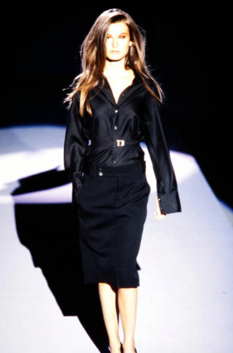 GUCCI BY TOM FORD	SS 1998	PENCIL SKIRT WITH BUCKLES