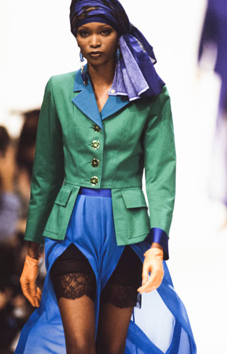 YVES SAINT LAURENT SS 1994 COLOR BLOCK JACKET