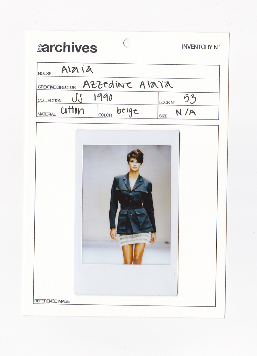 ALAIA SS 1990 SAFARI JACKET