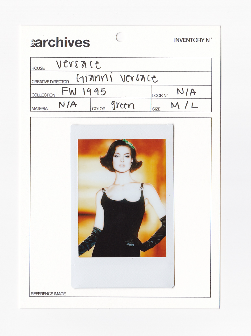 VERSACE JEANS COUTURE FW 1995 SWEETHEART MINI DRESS