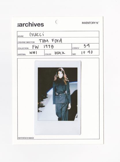 GUCCI BY TOM FORD	FW 1998	JACKET WITH HARNESS BELT