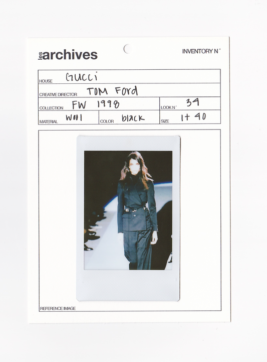 GUCCI BY TOM FORD	FW 1998	JACKET WITH HARNESS BELT