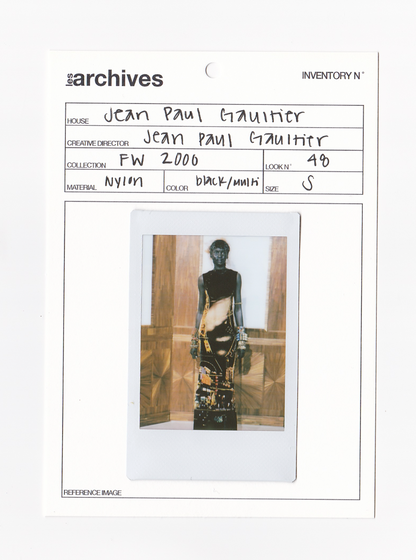 JEAN PAUL GAULTIER	FW 2000 PARIS PRINT MESH TOP