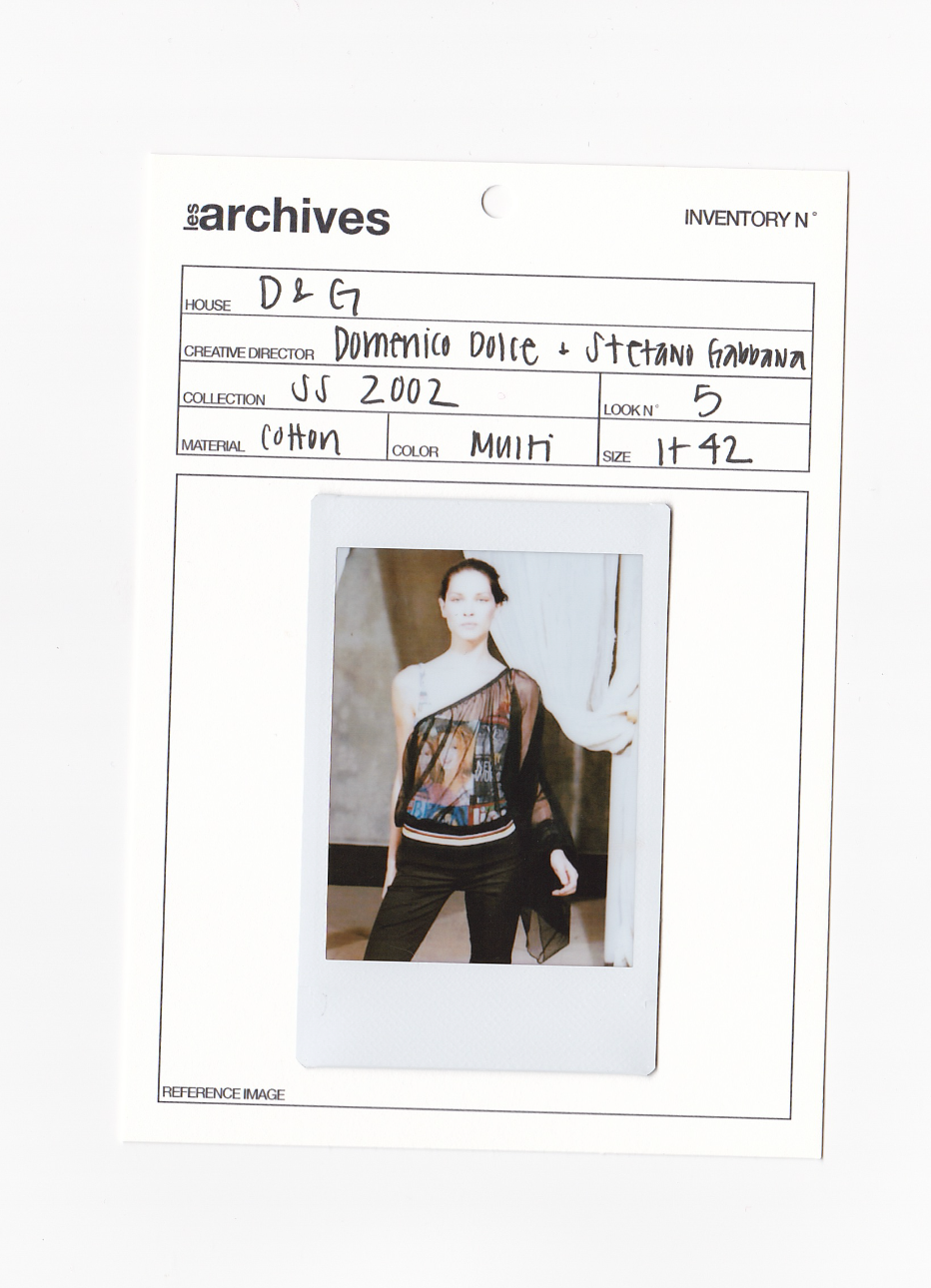 DOLCE & GABBANA SS 2002 MAGAZINE JEANS