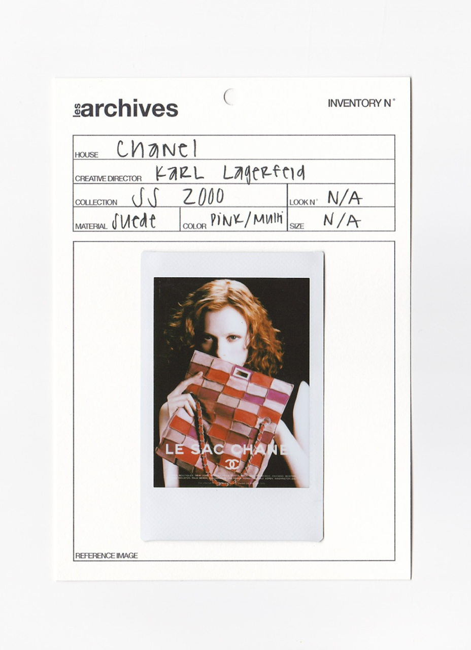 CHANEL SS 2000 SUEDE PATCHWORK FLAP BAG