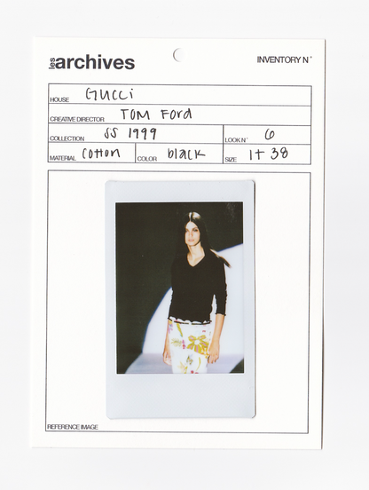 GUCCI BY TOM FORD SS 1999 LETTUCE TRIM TOP