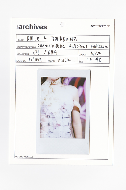 DOLCE & GABBANA SS 2004 BONDAGE DRESS