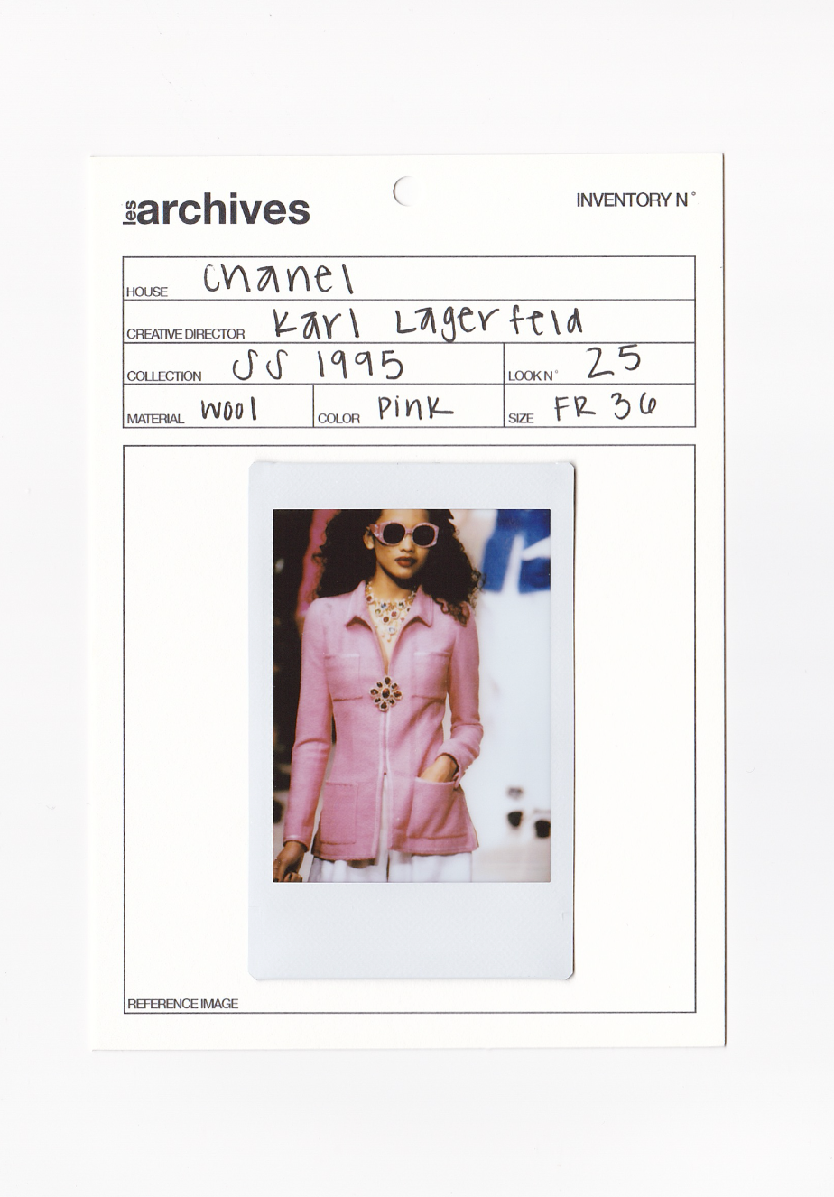 CHANEL BY KARL LAGERFELD SS 1995 BARBIE JACKET WITH ZIPPER