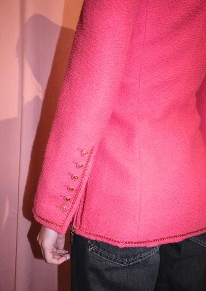 CHANEL BY KARL LAGERFELD SS 1995 BARBIE JACKET WITH ZIPPER