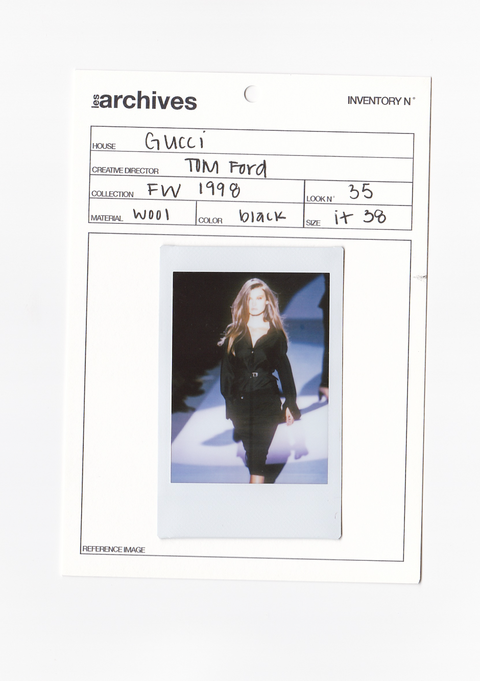 GUCCI BY TOM FORD	SS 1998	PENCIL SKIRT WITH BUCKLES