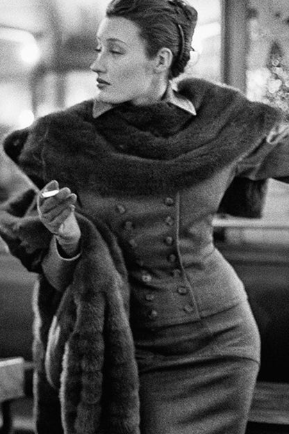 ALAIA FW 1987 ICONIC MILITARY STYLE JACKET AND SKIRT SET