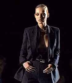 GUCCI BY TOM FORD	FW 1996	PINSTRIPE DOUBLE BREASTED JACKET