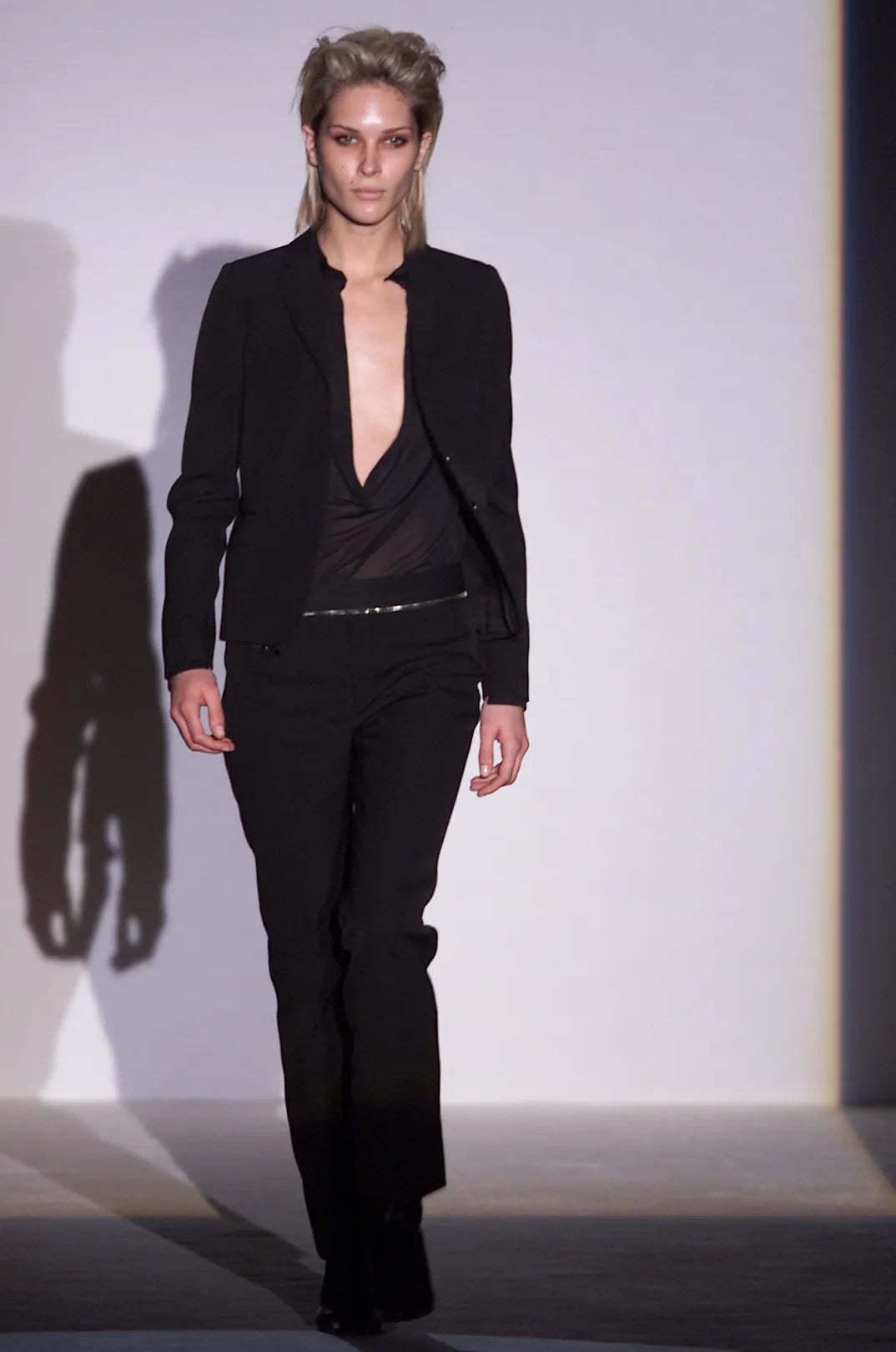 GUCCI BY TOM FORD FW 2001 TROUSERS WITH ZIPPER WAIST