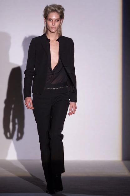 GUCCI BY TOM FORD FW 2001 TROUSERS WITH ZIPPER WAIST