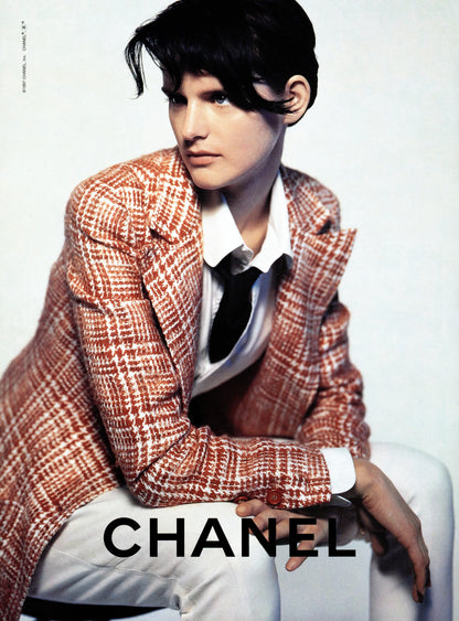 CHANEL BY KARL LAGERFELD SS 1997 TWEED CHECK JACKET