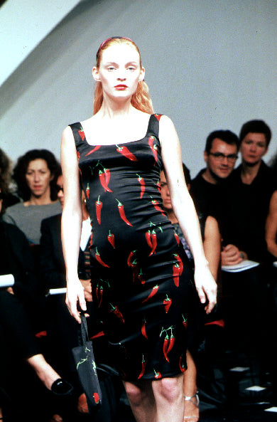 DOLCE & GABBANA SS 1999 CHILI PEPER DRESS