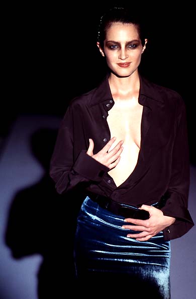 GUCCI BY TOM FORD SS 1997 RUNWAY SILK JERSEY TOP