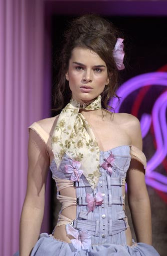 DOLCE & GABBANA SS 2004 BONDAGE DRESS