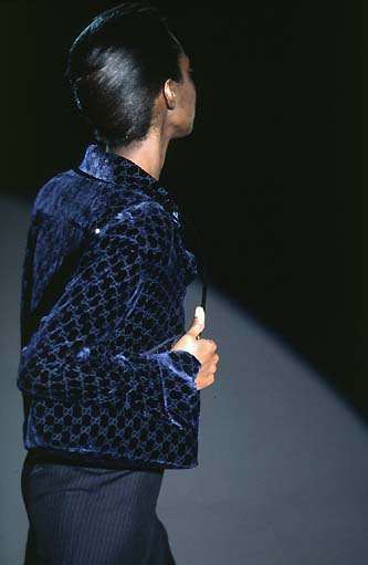 GUCCI BY TOM FORD	FW 1997	GUCCISSIMA VELVET BLOUSE