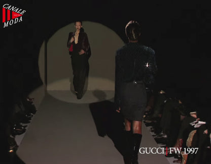 GUCCI BY TOM FORD	FW 1997	GUCCISSIMA VELVET BLOUSE