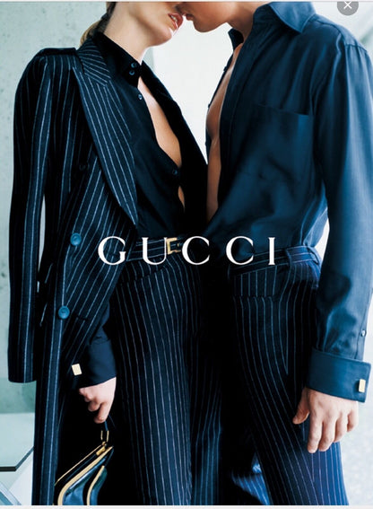 GUCCI BY TOM FORD	FW 1996	PINSTRIPE WOOL SUIT