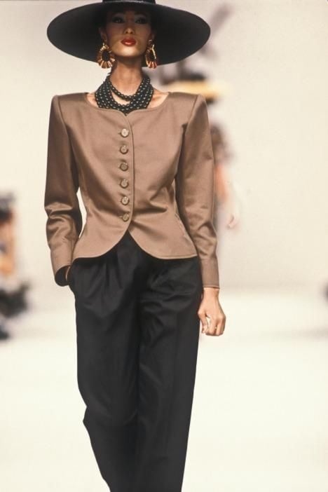 YVES SAINT LAURENT RUNWAY SS 1985 JACKET